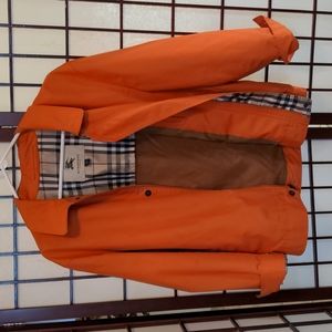 Orange Burberry Jacket